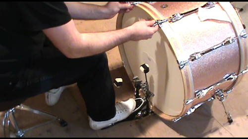 Tuning the Bass Drum | Drum Lesson Video - GrooveDrumming screenshot